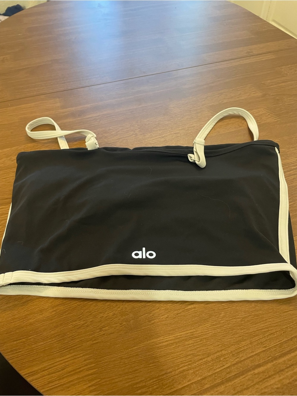 Alo black and white tank